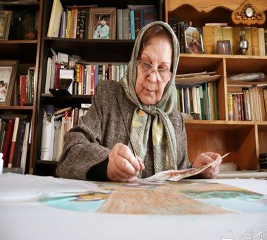 Mähin Äfşanpur Eýranyň häzirki zaman miniatýurasynda ýatdan çykmajak şahsyýet