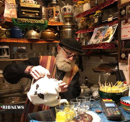 Hajy Aly Derwiş çaýhanasy - Tähran bazaryndaky dünýäniň iň kiçi çaýhanasy